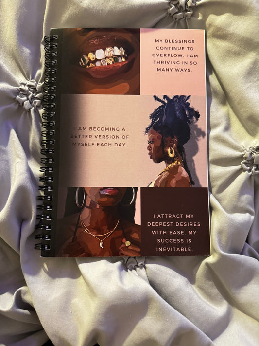 Black Girl Planner, Spiral Notebook